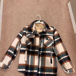 Chic Plaid Button-Up Shacket